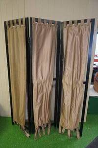 lot 273 image: Wood and Cloth Room Divider