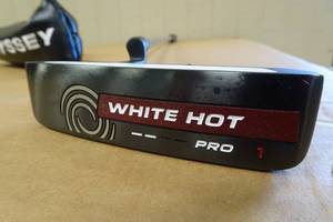 lot 1J image: Odyssey White Hot 2.0 Pro 1 LH Putter with Cover