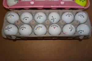 lot 1W image: 24 Assorted Callaway Golf Balls
