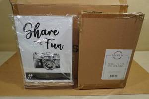 lot 77 image: 8 Share the Fun WoodMetal Event Hashtag Signs