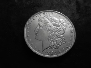 1882 O Morgan Silver Dollar