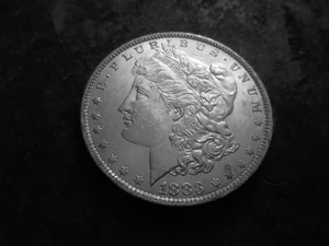 1883 O Morgan Silver Dollar