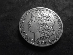 1884 S Morgan Silver Dollar