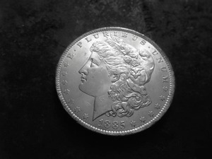 1885 O Morgan Silver Dollar