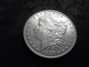 1887 Morgan Silver Dollar