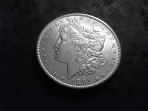 1891 Morgan Silver Dollar