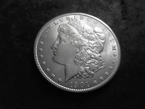 1901 O Morgan Silver Dollar
