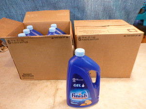 2 Cases of Finish Advanced Dishwasher Liquid