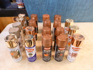 20 Cans of Spray Finishes