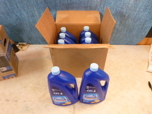8 Bottles of Finish Advanced Dishwasher Liquid