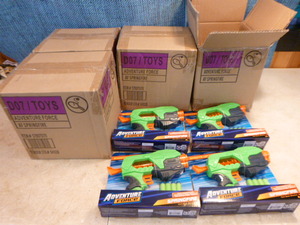 4 Cases of Adventure Force Springfire Blasters
