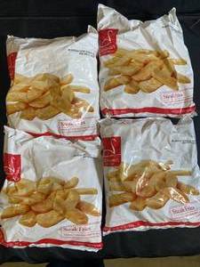 lot 63 image: Schwans Thick Cut & Seasoned Steak Fries - 4-Pack