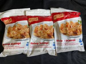 lot 78 image: Yelloh Shrimp Scampi 20Oz - 3-Pack