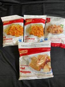 lot 151 image: Seafood Variety Pack Shrimp & Cod - 4-Pack