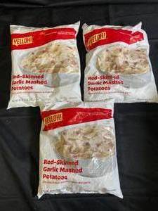 lot 97 image: Yelloh Red-Skinned Garlic Mashed Potatoes 40Oz - 3-Pack