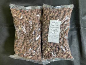 lot 217 image: Sea Salt Chocolate Covered Peanuts 2Lbs - 2-Pack Best by 05022024