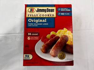 lot 13 image: 36 Count Package Jimmy Dean Sausage Links