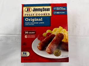 lot 14 image: 36 Count Package Jimmy Dean Sausage Links