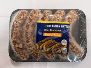 lot 35 image: 12x 16 oz Packages Beer Bratwursts