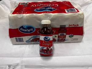 lot 81 image: 24x 10oz Bottles Cranberry Juice
