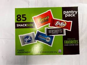 lot 102 image: 85ct Hersey Variety Snack Size Pantry Pack
