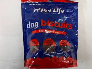 lot 109 image: 4x 15oz bags Pet Life Dog Biscuits