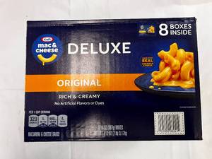 lot 112 image: 8x 14oz boxes Kraft Deluxe Mac &Cheese