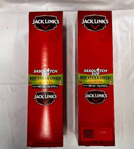 lot 130 image: 12x 2.24oz Jack Links Beef & Cheese Sticks Jalapeno