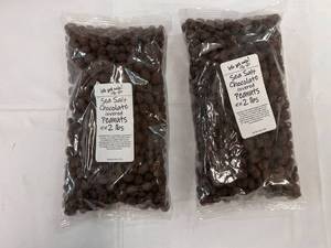 lot 134 image: 2x 2lb bags Sea Salt  Chocolate Covered Peanuts