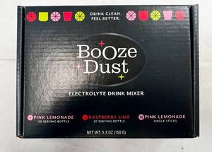 lot 139 image: Booze Dust Variety Box & 1x 32oz Bottle Detox