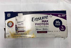 lot 142 image: 12x 11oz Cartons Ensure Max Protein