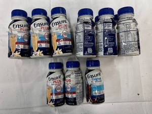 lot 144 image: 15x 8oz Bottles Ensure Plus-Vanilla