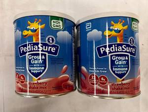 lot 149 image: 2x 14.1oz Cans PediaSure Grow & Gain wImmune Support