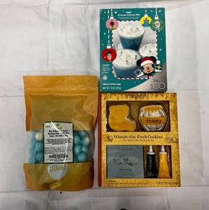 lot 150 image: ILIKE Gumballs, Olaf Frozen Coco kit, Winnie the Pooh Cookie Kit