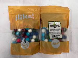 lot 152 image: 2x 24oz iLIKE Gumballs Assorted Flavors bags