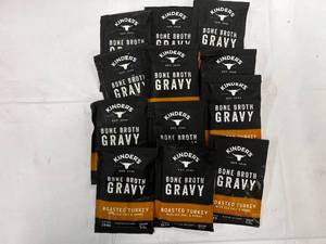 lot 168 image: 12x 1.0oz Packets Kinders Bone Broth Gavy Mix