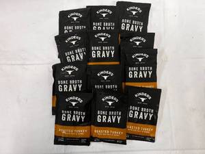 lot 169 image: 12x 1.0oz Packets Kinders Bone Broth Gavy Mix