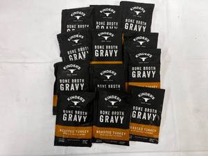 lot 171 image: 12x 1.0oz Packets Kinders Bone Broth Gavy Mix