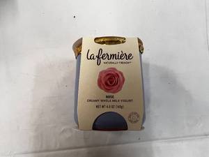 lot 177 image: 6x 4.9oz Lafermiere Rose Yogurt