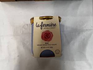lot 179 image: 6x 4.9oz Lafermiere Rose Yogurt