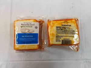 lot 181 image: 2x 8oz Blocks Muenster Cheese
