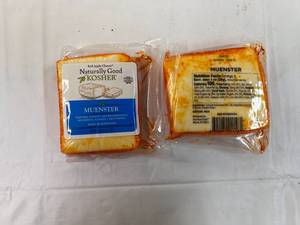 lot 183 image: 2x 8oz Blocks Muenster Cheese