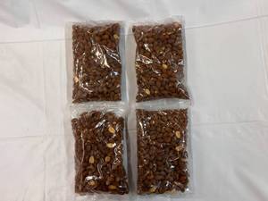 lot 203 image: 4x 1lb Bags Whole Almonds