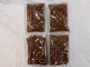 lot 204 image: 4x 1lb Bags Whole Almonds