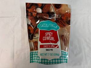 lot 235 image: 2x 4-7oz bags Spicy Cowgirl Snack Mix