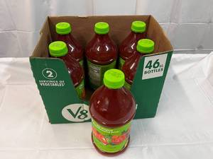 lot 247 image: 6x 46oz Bottles V8 Low Sodium