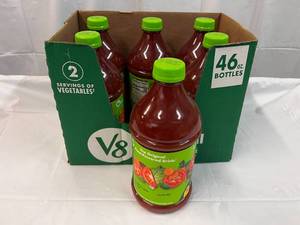 lot 248 image: 6x 46oz Bottles V8 Low Sodium