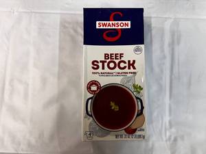 lot 255 image: 12x 32oz cartons Swanson Beef Stock  112023