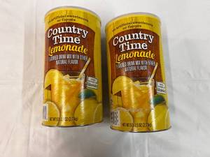 lot 284 image: 2x 5.25lb Country Time Lemonade