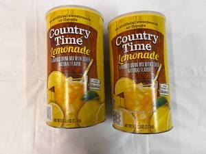 lot 285 image: 2x 5.25lb Country Time Lemonade